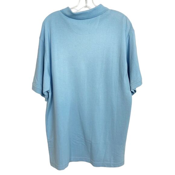 MARTHA'S VINEYARD STATE TRADITIONS USA Short Sleeve Polo Shirt BLUE MEDIUM NWT - Picture 4 of 6